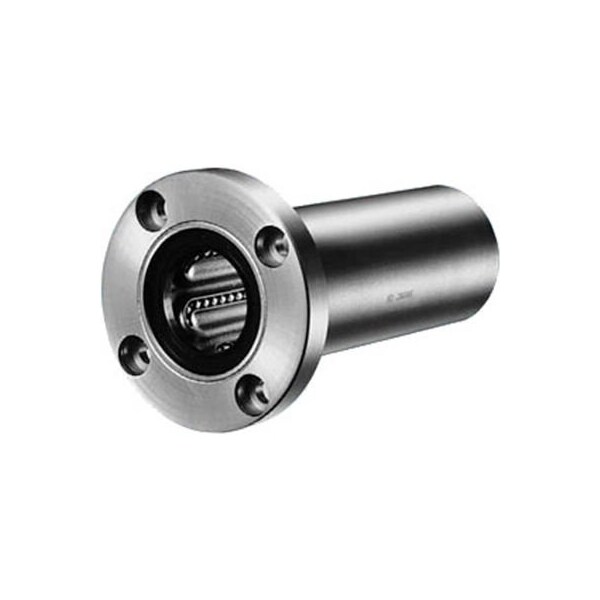 Nippon Bearing NB Corp SWF16GWUU 1" ID Round Flange Double-Wide Type Linear Bearing W/Resin Retainer & Seals, Steel SWF16GWUU - main